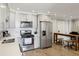 Modern kitchen equipped with stainless steel appliances, sleek countertops, and ample cabinet space at 215 Piedmont Ne Ave # 2103, Atlanta, GA 30308