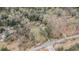 Aerial view of a large estate featuring a brick home, detached garage, and circular driveway amid wooded surroundings at 3074 Cascade Sw Rd, Atlanta, GA 30311