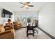 A bright and airy office featuring white walls, large windows, and classic furnishings at 55 Church St, Alpharetta, GA 30009
