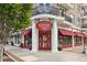 Charming Kilwins storefront with classic awnings, bright signage and curb appeal at 55 Church St, Alpharetta, GA 30009