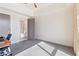 Bright bedroom featuring an ensuite bathroom and a dedicated workspace with a desk and chair at 1100 Howell Mill Nw Rd # 613, Atlanta, GA 30318