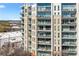 Luxury high-rise condo building featuring private balconies with incredible city views and bright living spaces at 1100 Howell Mill Nw Rd # 613, Atlanta, GA 30318