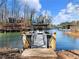 Private dock with a walkway offers direct water access to the lake at 6041 Blackberry Ln, Buford, GA 30518