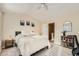 Cozy bedroom featuring a comfortable bed, nightstand, and stylish decor at 2015 Kilmington Sq, Alpharetta, GA 30009