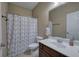 Cozy bathroom with a shower-tub combination and a stylish vanity at 27 Spring Folly Nw, Cartersville, GA 30121