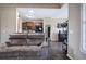 View of open living area with hardwood floors flowing into the adjacent kitchen space at 27 Spring Folly Nw, Cartersville, GA 30121