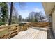Spacious wooden deck area, perfect for outdoor entertaining and relaxation at 4985 Crowe Se Dr, Smyrna, GA 30082