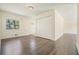 Inviting living room with hardwood floors and closet at 4985 Crowe Se Dr, Smyrna, GA 30082