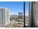 Enjoy panoramic city views from this apartment, with prominent landmarks visible at 215 Piedmont Ne Ave # 2109, Atlanta, GA 30308