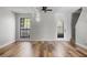 Inviting living room showcasing hardwood floors, neutral paint, and natural light at 3505 Miller St # D, Lithia Springs, GA 30122