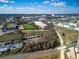 Vibrant aerial landscape highlighting an athletic field beside buildings and roads leading into the city at 578 Cedar Avenue, Atlanta, GA 30318