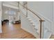 Grand foyer with a staircase and high ceilings at 1112 Kensington Ct, Johns Creek, GA 30022