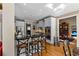 Open kitchen with bar seating flowing into breakfast nook at 340 Housman Dr, Fayetteville, GA 30215