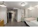 Comfortable bedroom with neutral decor, including painted brick accents at 591 E Morningside Ne Dr, Atlanta, GA 30324