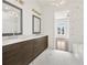 Spa-like bathroom featuring double vanities and tiled floors at 223 16Th Nw St # 8, Atlanta, GA 30363