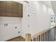Hallway with laundry hookups and custom storage cabinet at 223 16Th Nw St # 8, Atlanta, GA 30363