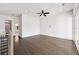 Bright living room with hardwood floors provides access to a private balcony at 223 16Th Nw St # 8, Atlanta, GA 30363