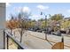 A view from the balcony shows the street and the city skyline at 223 16Th Nw St # 8, Atlanta, GA 30363