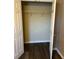 Empty closet with bar ready to accommodate clothes and other storage needs at 4155 Park Chase Dr, Atlanta, GA 30344