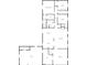Detailed floorplan highlighting the layout of the home including bedrooms, bathrooms, and living spaces at 105 Creekwood Ln, Fayetteville, GA 30214