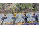 Aerial view of the home nestled in a quiet neighborhood with lush greenery and well-maintained landscaping at 1535 Duluth Hwy # 1001, Lawrenceville, GA 30043