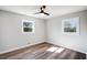 Sunny bedroom with new floors and fresh paint at 2811 Birchwood Sw Ct, Marietta, GA 30060
