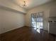 Cozy dining area with sliding glass door to the backyard at 358 Azalea Cir, Cumming, GA 30040