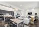 Open concept living with a kitchen featuring an island and barstool seating at 1200 Ponce De Leon Ne Ave # A1, Atlanta, GA 30306