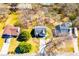 Stunning aerial view of the property, highlighting the well-maintained yards and neighborhood layout at 52 Newman Dr, Villa Rica, GA 30180