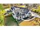 An aerial view of the house showcasing the spacious lot and landscaping at 5241 Moon Rd, Powder Springs, GA 30127