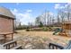 The backyard features a patio and play structure, perfect for relaxation and recreation at 6040 Boulder Bluff Dr, Cumming, GA 30040