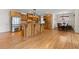 Bright eat-in kitchen with breakfast nook, kitchen island, and modern appliances at 6040 Boulder Bluff Dr, Cumming, GA 30040