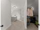 Spacious walk-in closet with natural light, custom shelving, and clothing racks at 6040 Boulder Bluff Dr, Cumming, GA 30040