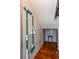 Storage room featuring built-in shelving and hardwood floors at 746 United Se Ave, Atlanta, GA 30312
