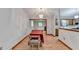Bright dining room features hardwood flooring and lots of natural light at 1922 Marshes Glenn Dr, Norcross, GA 30071
