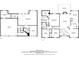 Floorplan layout featuring two stories, the first story below ground at 6334 Milo Dr, Austell, GA 30168