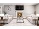 Cozy living room featuring a fireplace, comfortable seating, and stylish decor for a relaxing atmosphere at 284 Regal Dr, Lawrenceville, GA 30046