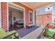 Charming balcony providing outdoor seating with a view of the surrounding architecture at 1200 Ponce De Leon Ne Ave # A-19, Atlanta, GA 30306