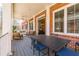 Spacious outdoor patio with dining table and seating area, perfect for entertaining at 1200 Ponce De Leon Ne Ave # A-19, Atlanta, GA 30306