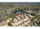 Stunning aerial view of the property and surrounding neighborhood with lake views at 3185 Casteel Ne Rd, Marietta, GA 30062