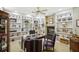 Home office featuring custom built-ins, ample storage, and a workspace, creating a functional and organized environment at 535 Cameron Manor Way, Atlanta, GA 30328