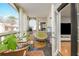 Inviting balcony features charming wicker furniture, creating a perfect spot for relaxing and enjoying outdoor views at 1445 Monroe Ne Dr # G3, Atlanta, GA 30324