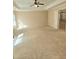 Large main bedroom with carpet, ceiling fan, and natural light from a window at 1172 Preserve Park Dr, Loganville, GA 30052