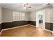 Bedroom with hardwood floor and large window for natural light at 6 Westchester Sq, Decatur, GA 30030
