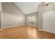 Bright living room with hardwood floors, high ceilings and large window at 6 Westchester Sq, Decatur, GA 30030
