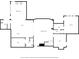 Basement floor plan featuring a recreation room, billard room, wet bar, bathroom, and bedroom at 3821 Teesdale Ct, Atlanta, GA 30350