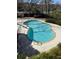Inviting community pool surrounded by lush landscaping and a secure fence at 1 Biscayne Nw Dr # 211, Atlanta, GA 30309