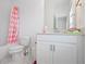 Bathroom features a shower with tub and white marble flooring at 3260 Bennett Creek Ln, Suwanee, GA 30024