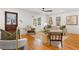 Cozy and inviting living room with hardwood floors, stylish furnishings, and plenty of natural light at 1020 Pinedale Se Dr, Smyrna, GA 30080