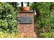Community sign for Concord Meadows with surrounding landscape at 1126 Berkley Se Dr, Smyrna, GA 30082